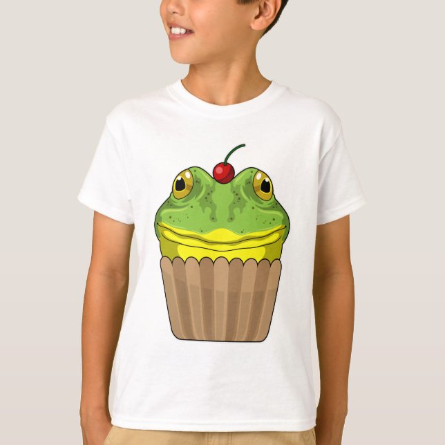 Groda med muffin t shirt (Framsida)