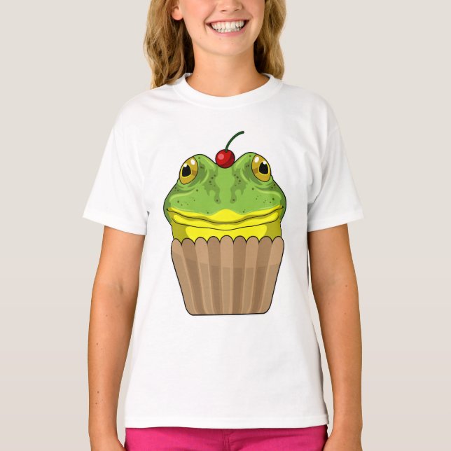 Groda med muffin t shirt (Framsida)
