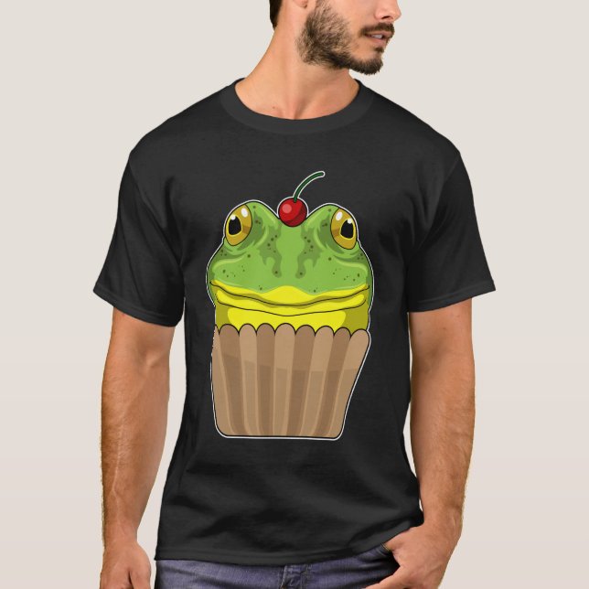 Groda med Muffins T Shirt (Framsida)