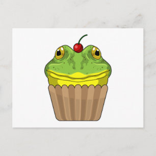 Groda med muffins vykort