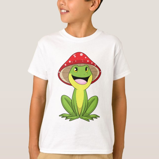 Groda med Svamp T Shirt (Framsida)