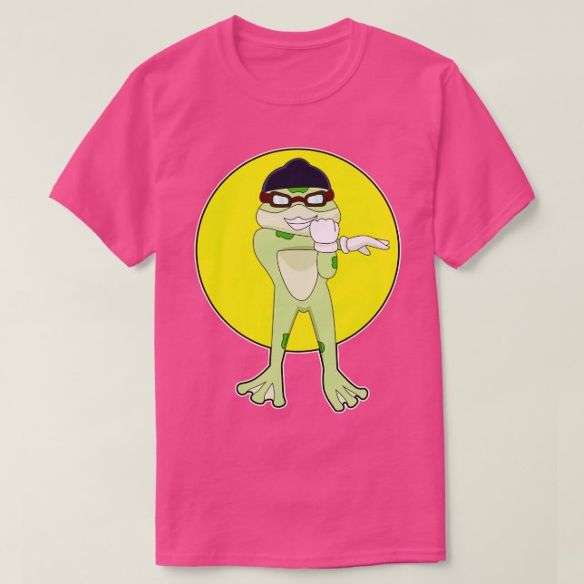 Groda med svampglasögon t shirt (Design framsida)