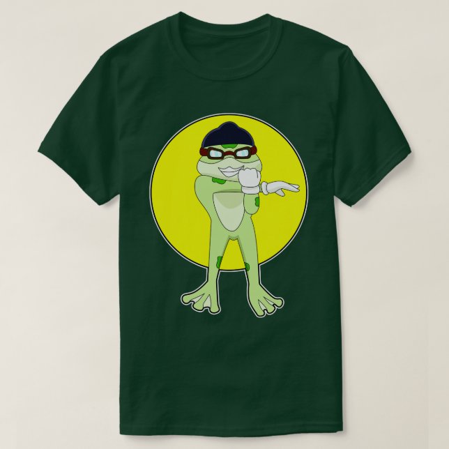 Groda med svampglasögon t shirt (Design framsida)