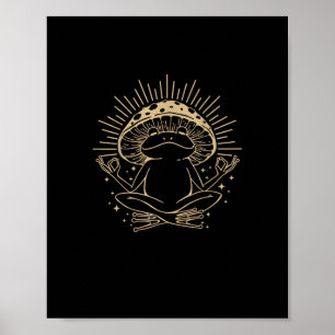 Groda & Minimalism Stuga Aesthetic Goblincore Poster