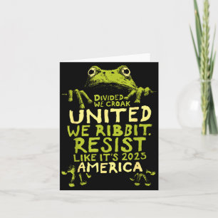 Groda motstå gullig rolig  kort