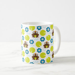 Groda & Nenuphar Seamless mönster Kaffemugg