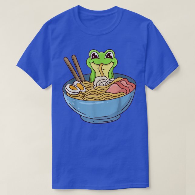 Groda, nudlar, Japan Food T Shirt (Design framsida)