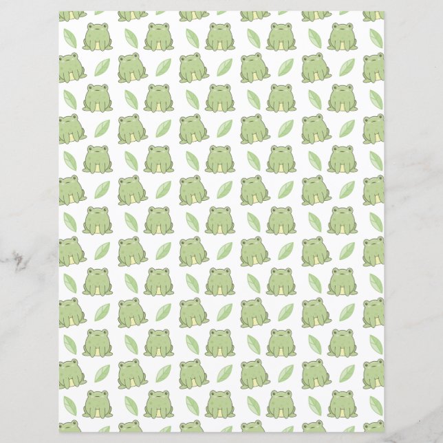 Groda Och Löv Scrapbok  (Framsida)