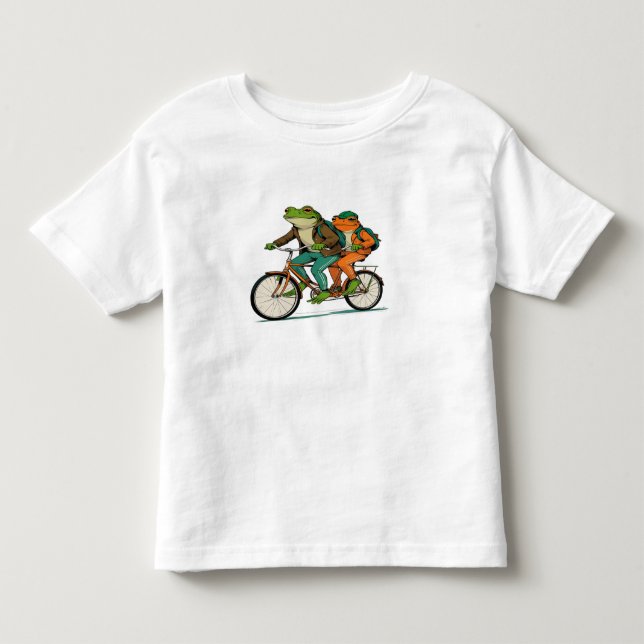 groda och paddel-skjorta t shirt (Framsida)