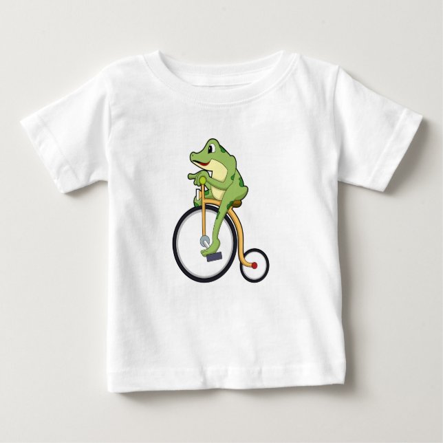 Groda på cirkus med cykel.PNG T Shirt (Framsida)