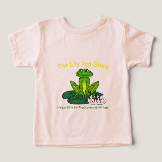 Groda på en näckrosblad Ljusrosa T Shirt