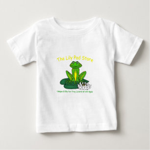 Groda på en näckrosblad Vit barn t-shirt
