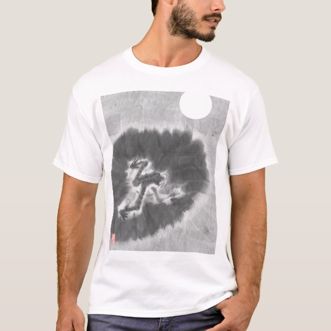 Groda på lilypad t shirt (Framsida)