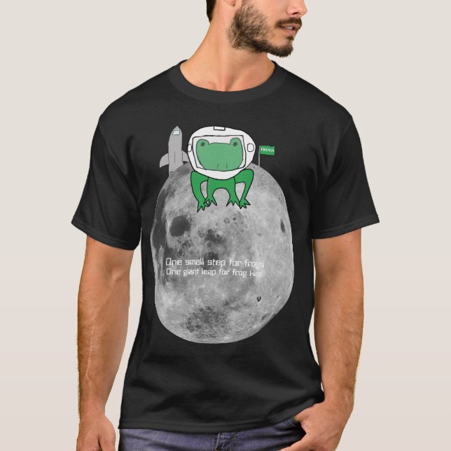 Groda på måneT-tröja T-shirt (Framsida)