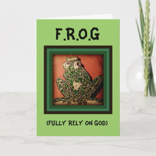 GRODA - Rely fullständigt på gud Kort