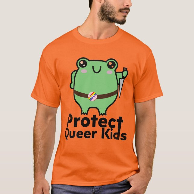 Groda - Skydda HBTQ-barn T Shirt (Framsida)
