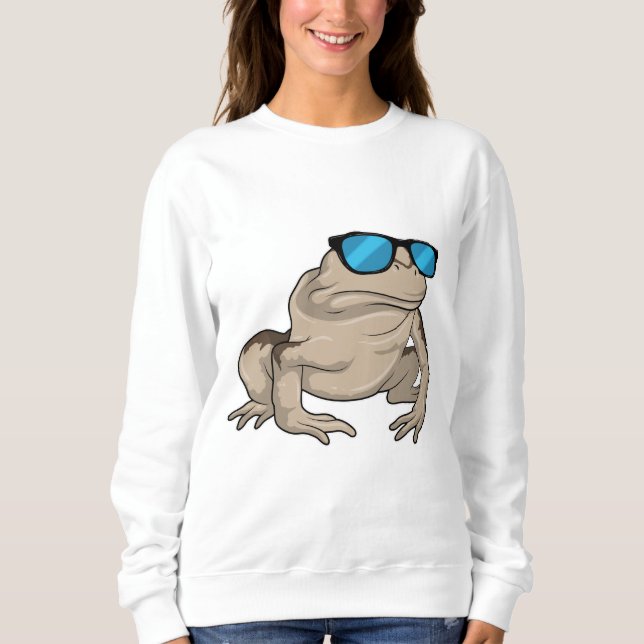 Groda solglasögon t shirt (Framsida)