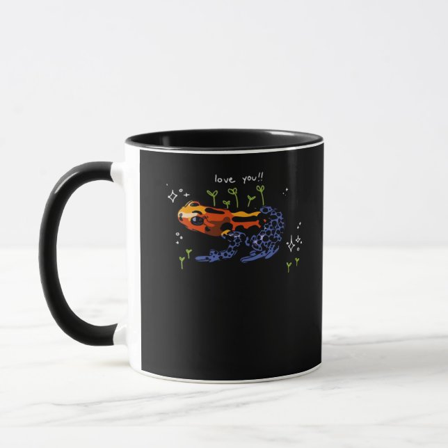 Groda som älskar dig Enkel klassisk stil Mugg (Vänster)