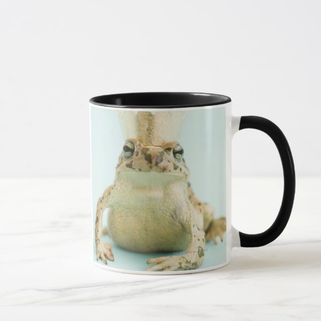 Groda som ha på sig kronan mugg (Höger)