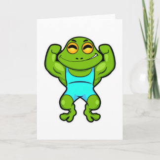 Groda som kroppsbyggare på Bodybuilding Kort
