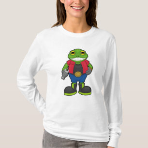 Groda som mekanisk med skanner t shirt