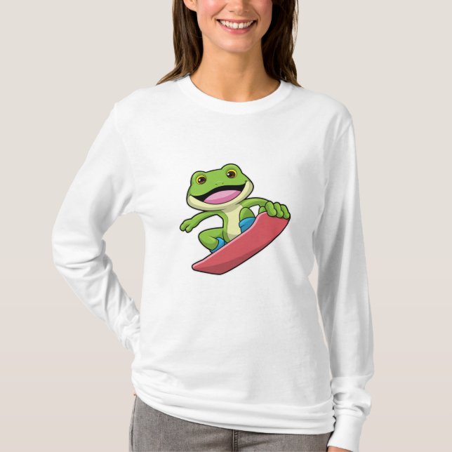 Groda som smuts med snurrbord t shirt (Framsida)