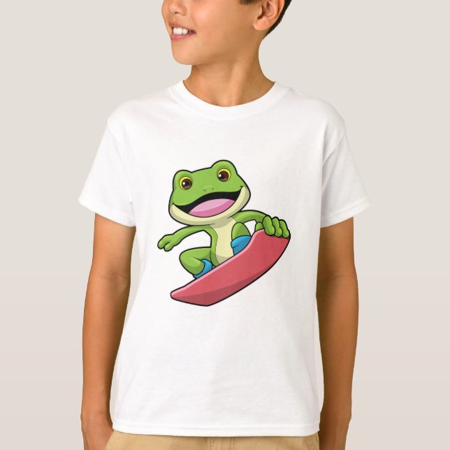 Groda som smuts med snurrbord t shirt (Framsida)