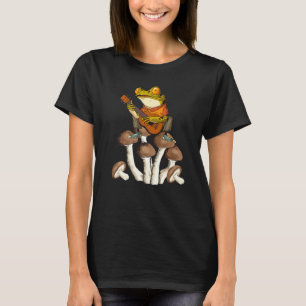 Groda som spelar banjo söta grodor djur Grafik T Shirt