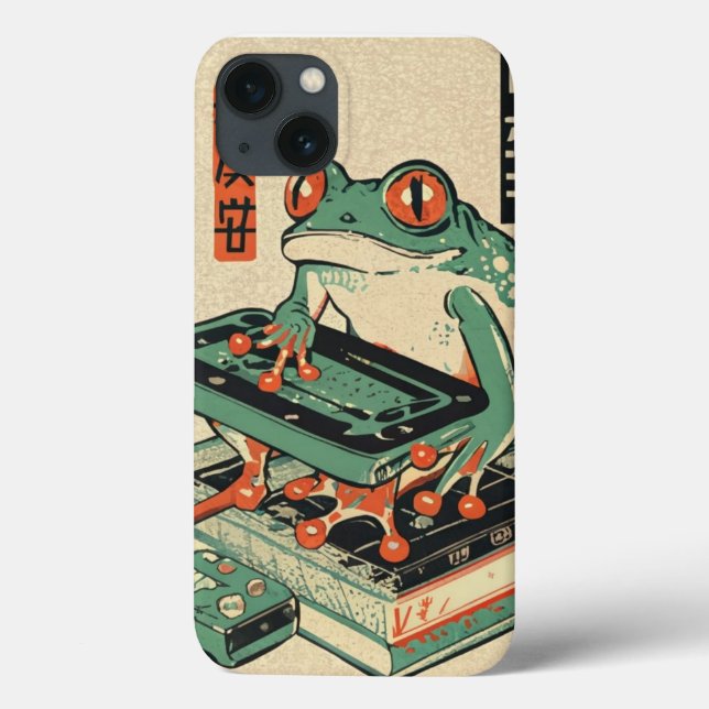 Groda som spelar PC-spel, Ukiyo-e Groda Konst, Gro (Baksida)