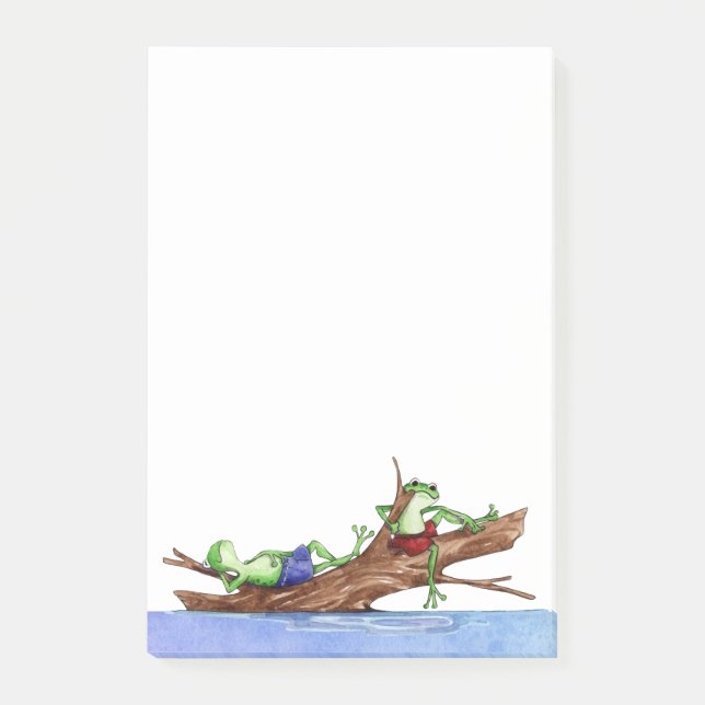 Groda sommardagar post-it block (Framsida)