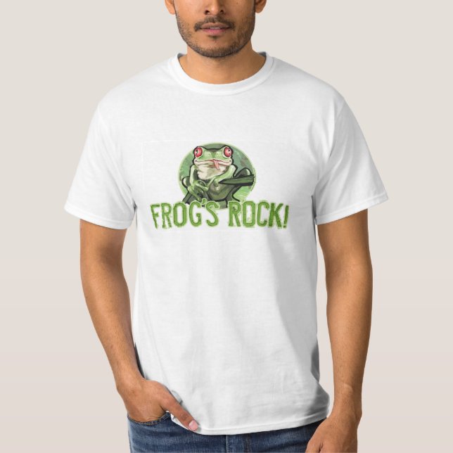 Groda sten! TrädgrodaT-tröja Tee Shirt (Framsida)