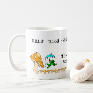 Groda, svamp, ribbit Ribbit Mugg Frogger