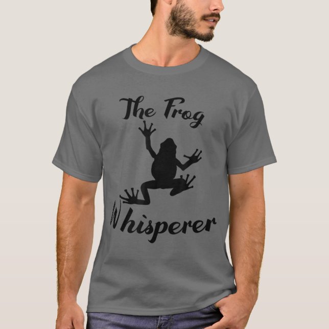 Groda Whisperer Funny Frog Animals Toad Älskare T Shirt (Framsida)