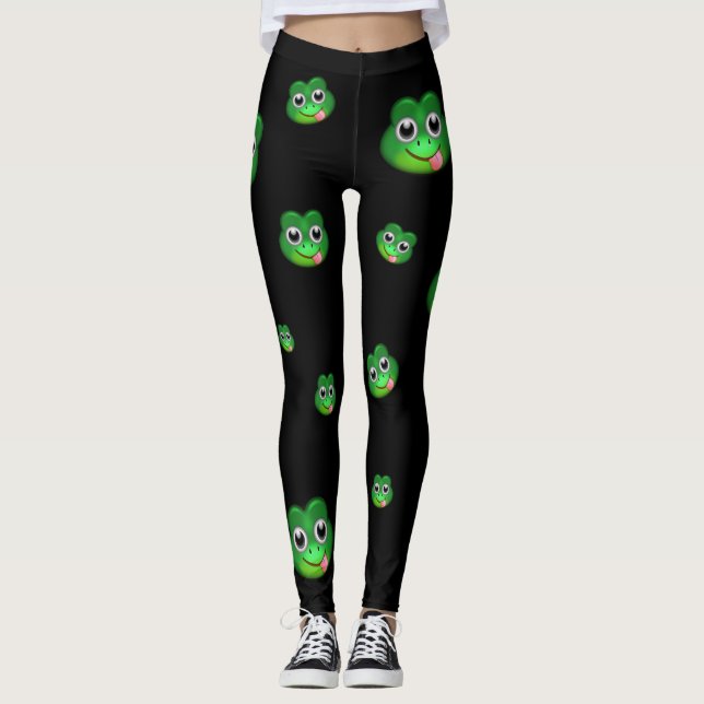 Grodadamasker Leggings (Framsida)