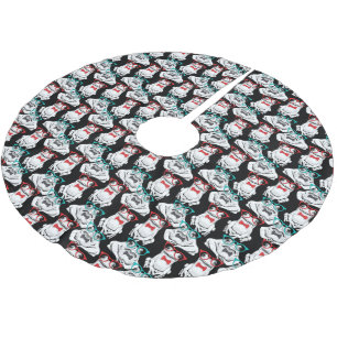 Grodaexponeringsglasmönster Julgransmatta Borstad Polyester
