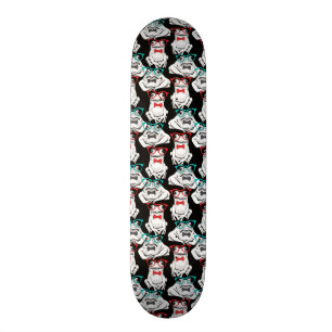 Grodaexponeringsglasmönster Mini Skateboard Bräda 18,5 Cm