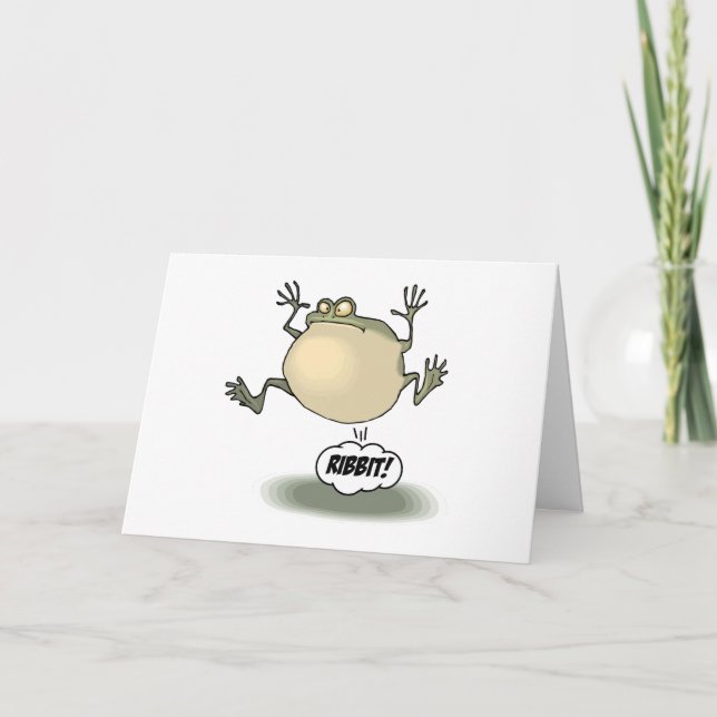 Grodahälsningkort Kort (Framsida)