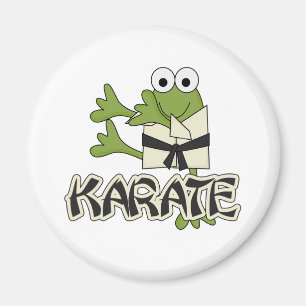 GrodaKarateTshirts och gåvor Magnet