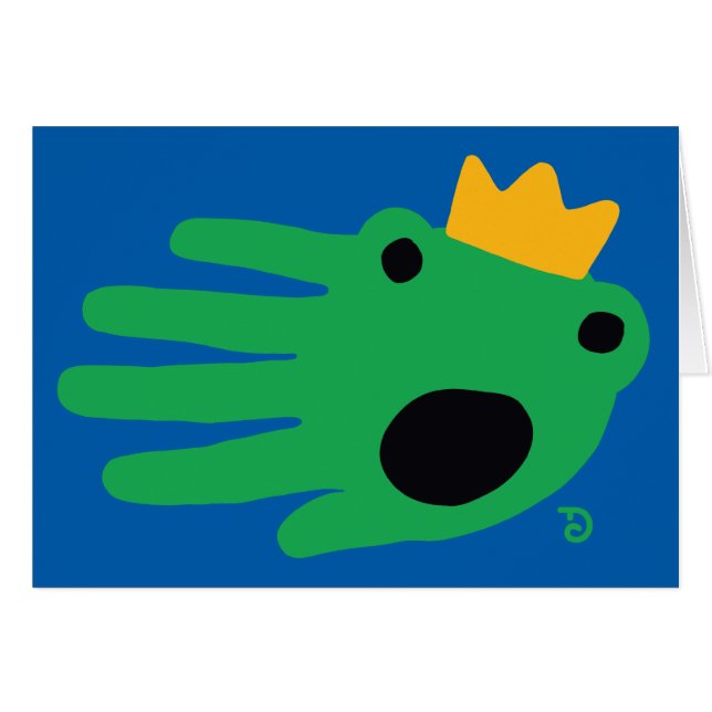 Grodakort Hälsningskort (Framsidan Horizontal)