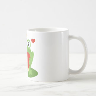 Grodakung med hjärta kaffemugg