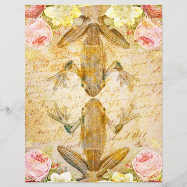 Grodälskande scrapbookpapper (Framsida)