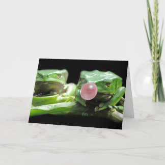 Grodan bubblar tack kort