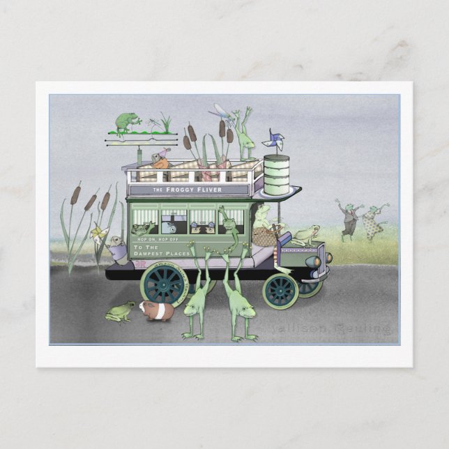 Grodan Flivers Omnibus vykort (Framsida)