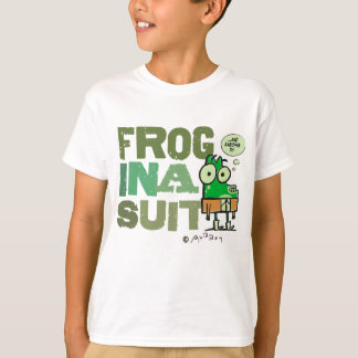 Grodan i en kostym lurar T-tröja T-shirt