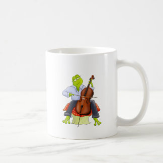 Grodan leker violoncellen kaffemugg