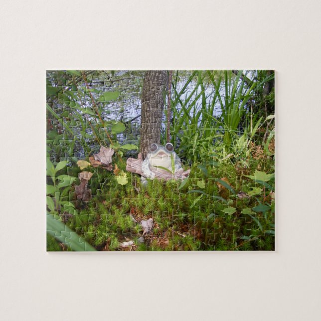 Grodan och loggar det kompakt pussel (Horisontell)