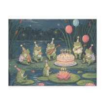 Grodans födelsedagskort