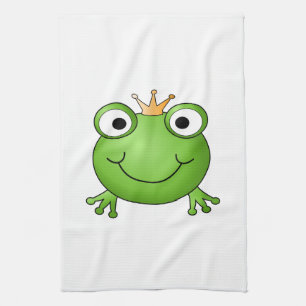 GrodaPrince. Lycklig Frog. Kökshandduk