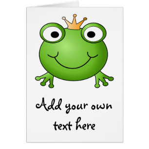 GrodaPrince. Lycklig Frog. OBS Kort