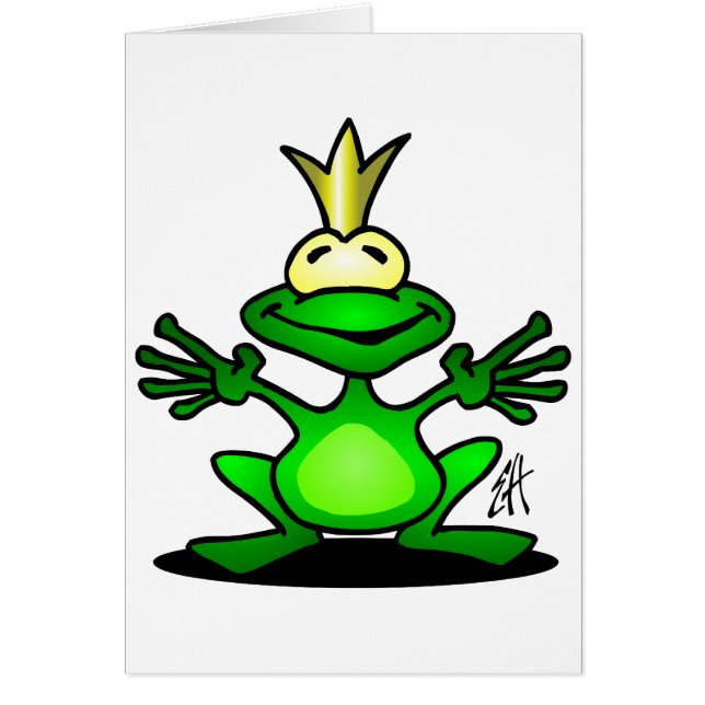 Grodaprincen Hälsningskort (Framsidan)